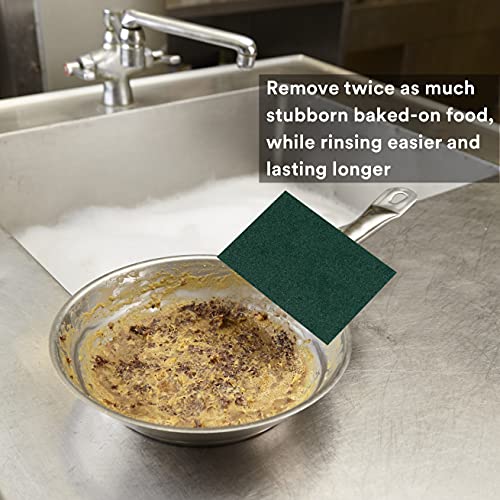 3M Scouring Pad 96-20, 20 Pads, 6” x 9”, General Purpose Cleaning, Food Safe, Non-Rusting - size: 6" x 9"