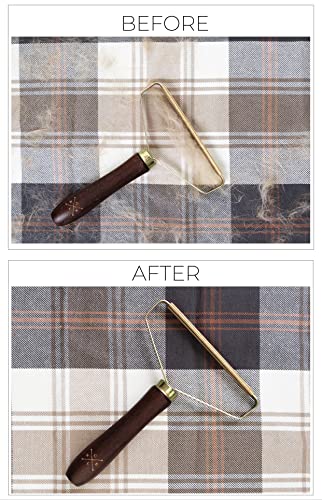 Pascal Portable Lint Remover | Brush Fabric Shaver Reusable Double Sided Metal Roller Pet Hair for Carpet & Couch| Sweater Removes Clothes Fuzz Shaver.