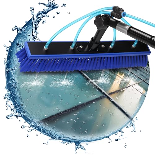 Solar Panel Window Cleaning Brush and Pole, 26FT Adjustable Window Cleaner Brush & Water Fed Pole Kit, Solar Panel Cleaning System Window Washing Equipment Tool - size: 26ft