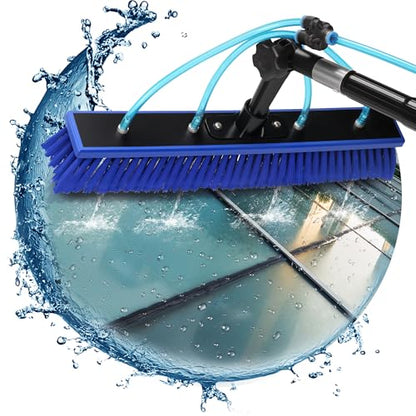 Solar Panel Window Cleaning Brush and Pole, 40FT Adjustable Window Cleaner Brush & Water Fed Pole Kit, Solar Panel Cleaning System Window Washing Equipment Tool - size: 40ft