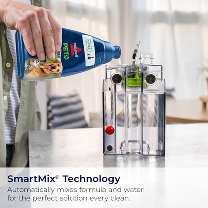 BISSELL® Little Green® Max Pet SmartMix Portable Carpet and Upholstery Deep Cleaner, Car/Auto Detailer, with SmartMix Technology, Self-Cleaning Tough Stain Tool and Pet Hair Removal Tool, 38572 - style: Little Green Max Pet SmartMix
