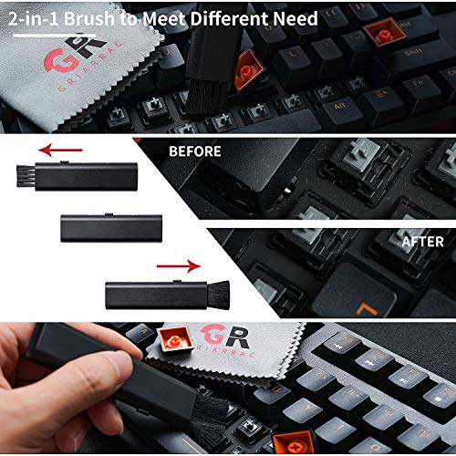 Mechanical Keyboard O Ring Switch Dampener with Keycap Puller Remover Brush Accessory Bag, for Cherry MX Kailh Box Gateron 40A-L (150pcs)
