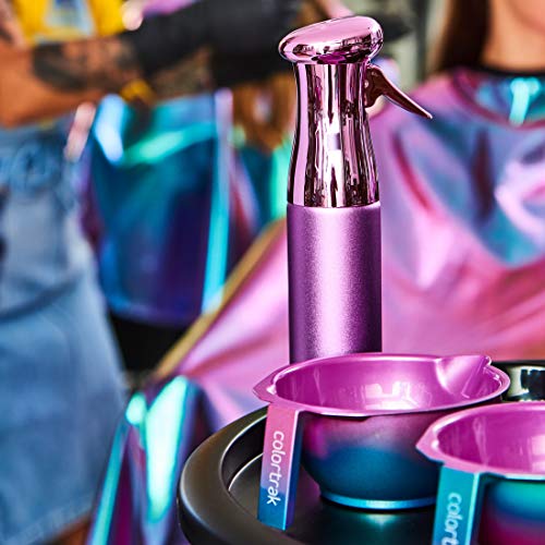 Colortrak Luminous Spray Bottle, 250ml/8.5oz Bottle with Full 360° Distribution, Easy-Use Pump, Quick View Window to Monitor Water Level, Eco-Friendly, Lilac - color: Lilac