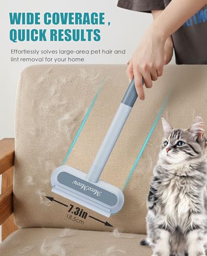 Pet Hair Removal Brush for Couch, Durable, Reusable, Washable Lint Cleaner for Dog and Cat Hair, Gentle on Furniture, Effective on Carpets, Clothing, Bedding-Simple - size: simple