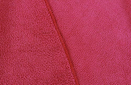 Dri Professional Extra-Thick Microfiber Cleaning Cloth 36 Pack Red (16IN x 16IN, 300GSM, Commercial Grade All-Purpose Microfiber Highly Absorbent, LINT-Free, Streak-Free Cleaning Towels)