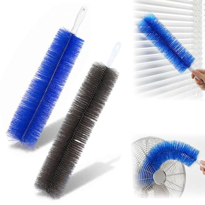 Bendable Microfiber Head, 2026 New Fan Cleaner Brush Reusable Dust Remover, Bendable Microfiber Brush for Electric Fans Air Conditioning, Home Car Vents, Curtain (Mixed 2pcs) - color: Mixed 2pcs