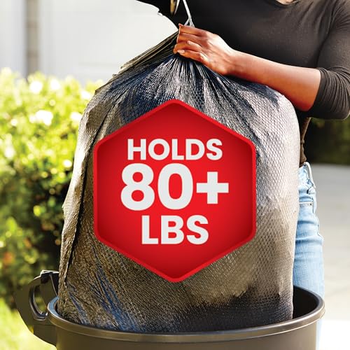 Glad Trash Bags, ForceFlexPlus Drawstring Large Garbage Bags - 30 Gallon, 50 Ct (Package May Vary) (Pack of 2) - size: 50 Count (Pack of 2)