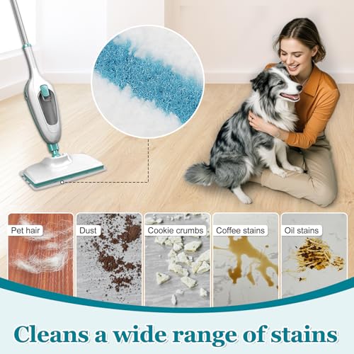 4Pack Steam Mop Pads Replacement for Black+Decker Steam Mop SM1600, SM1610, SM1620, HSM13E1, HSMC1300FX, HSMC1321, HSMC1361SG Cleaner Black and Decker Steam Mop Replacement Pads - color: Steam Mop Pads- 4Pack