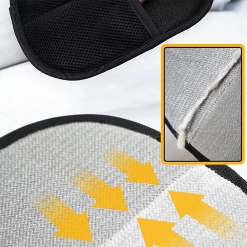 SakerPlus Pet Hair Removal Glove Reusable Anti Static Pet Fur Remover Glove for Furniture Clothes Bedding and More for Dogs and Cats Multi Surface Hair Cleaner Tool (1 pcs) - color: 1 pcs