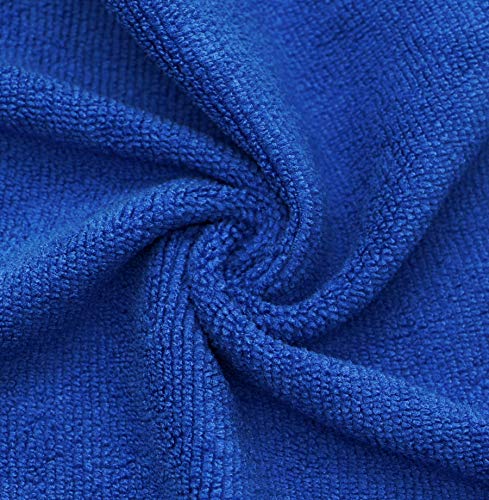 Microfiber Cleaning Cloth, Washcloths,12x12 inch,10 Pack, | Fast Drying Dish Cloths for Washing Dishes, Ultra Absorbent Dish Rags, Lint Free Cleaning Rags For House&Kitchen - color: Dark Blue