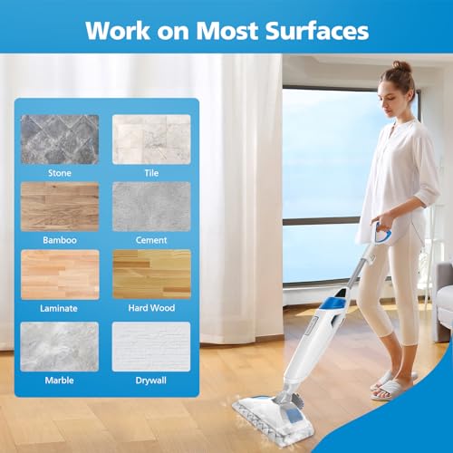iSingo 1940 for Bissell Steam Mop Pads for Bissell PowerFresh Steam Mop 1806 1544 1440 2075A 2685A 1940W,19404 Series, Replacement Part #5938#203-2633, 8 Pack - size: 8 Pack