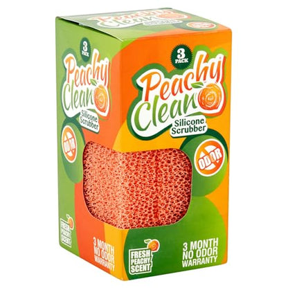 Peachy Clean Silicone Scrubber 3pk