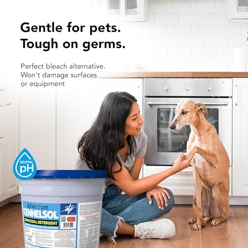 KennelSol Dog Crate Cleaner & Disinfectant for Kennels, Cages, Floors, Litter Boxes & Hard Surfaces | EPA-Registered, Kills Bacteria & Viruses, Parvo Disinfectant | 640 Fl Oz - size: 640 Fl Oz (Pack of 1)