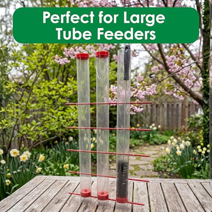 Songbird Essentials Extra Long Bottle Brush - 24-Inch Handle Cleaning Brush with Nylon Bristles - Extended Reach Cleaner for Narrow Neck Bottles, Tube Feeders & Insulated Containers - size: 24 inches