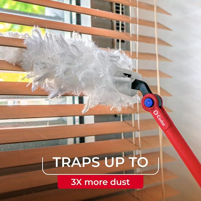O-Cedar Flex & Catch Heavy Duty Dusting Refills (10 Count) | Disposable Duster Refill | Traps 3X More Dust Than Traditional Feather Duster - size: 10 Refills