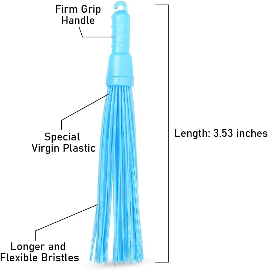 No Dust Floor Broom (Freedom from New Broom Dust- Busan) - size: Set of 1 (Pack of 1)