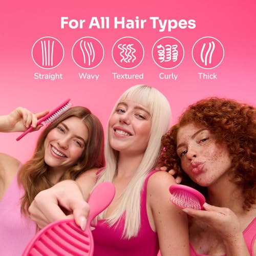 Wet Brush Original Detangler, Ice Cream (Sun Days), Ultra-Soft IntelliFlex Bristles Glide Through Tangles, Detangling Hair Brush (Wet & Dry), Women & Men, Limited Edition - color: Sun Days Ice Cream