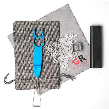 Mechanical Keyboard O Ring Switch Dampener with Keycap Puller Remover Brush Accessory Bag, for Cherry MX Kailh Box Gateron 40A-L (150pcs)