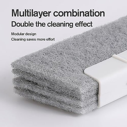 Window Groove Cleaning Brush,6Pack Window Door Track Cleaning Tool for Home,Magic Window Slot Groove Gap Cleaning Brush,Household Deep Cleaner Tool Kit for Track,Sill,Blinds