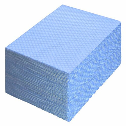 Disposable Kitchen Cleaning Cloths Dish Towels Dish Cloth Reusable Cloths for Kitchen, Bathroom, Household Cleaning (Blue 100 Pack) - color: Blue 100 Pack