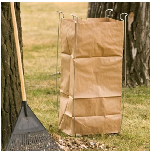 Bag Buddy Trash Bag Holder for 55 Gallon Contractor Trash Bags or 30 Gallon Kraft Yard Bags - Ideal for Yard Work, Site Cleanup, Parties & Events - Heavy Duty Waste Frame - Qty 1 - size: 55 Gallon