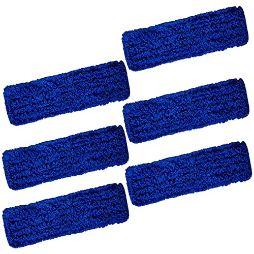 KLEEN HANDLER 6 Pack of 36 Inch Microfiber Dust Mop, Large Washable Commercial Mop Head Replacement, Sweeper, Janitorial Supplies, Blue - color: Blue - 36 Inch, size: 6 Pack