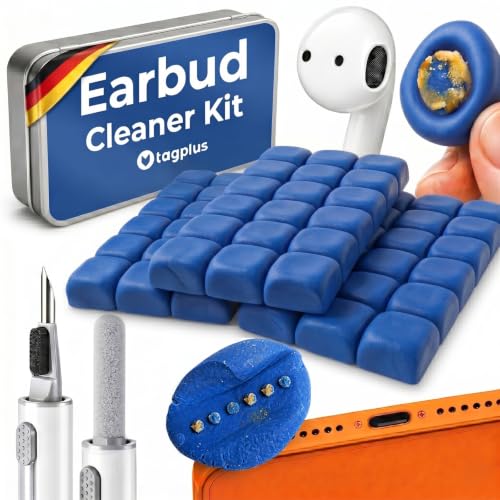 for Airpod Cleaner Kit + Pro Cleaning Tool - Compatible for Earbud Cleaning kit for iPhone Cleaning Kit for iPhone Cleaner Kit for Airpods Cleaning Kit Cleaning Clay Phone Cleaning Kit - color: Blue