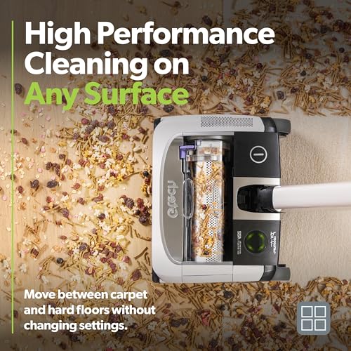 Gtech AirRAM Platinum Cordless Vacuum Cleaner - Includes Anti-Hair Wrap Brush Bar - Perfect for Carpet and Hardwood Floors - Rechargeable 22v Li-ion Battery - Lightweight (7 lbs.) - style: AirRAM2 Platinum Cordless Upright