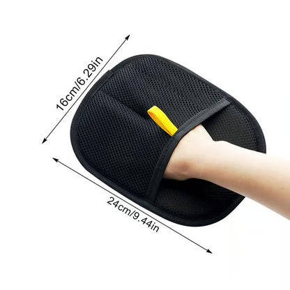 SakerPlus Pet Hair Removal Glove Reusable Anti Static Pet Fur Remover Glove for Furniture Clothes Bedding and More for Dogs and Cats Multi Surface Hair Cleaner Tool (3 Pcs) - color: 3 pcs