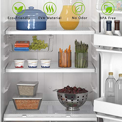 HooTown Shelf Liner Kitchen Cabinet Drawer Mats 23.6 Inch Wide x 196.8 Inch Long, Non Slip EVA Plastic Water Resistant Pad for Bathroom Drawers,Shoe Shelves, Under Sink, Clear - color: Diagonal Pattern Transparent, size: 23.6"W x 196.8"L