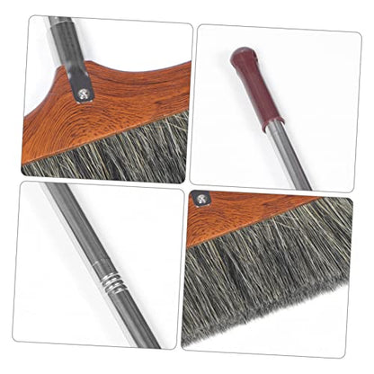 ABOOFAN Detachable Long Handle Floor Cleaning Broom Soft Bristles Static for Home Office Lightweight Hardwood Handle Indoor Sweeping Brush