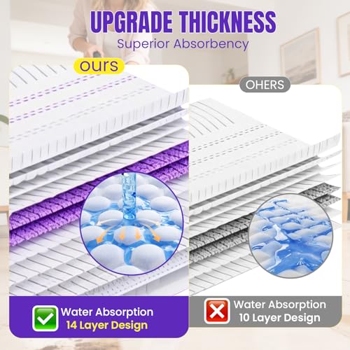 24 Pcs Power Mop Refills Pad, 5X Cleaning Multi-Surface Replacement for Swiffer Power Mop, Wet Pads Refill for Wood Floors & More, Compatible with Swiffer PowerMop Pads & Mopping Refills - size: 24 Pcs - Starter Pack
