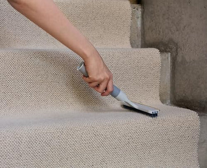 Joseph Joseph CleanTech Carpet Rake, 2-in-1 Manual Tool for Pet Hair & Deep Cleaning on Rugs and Carpet Edges - style: Carpet Rake