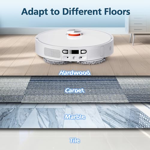 6-Pack Mop Pads for Dreame L40 Ultra/X40 Ultra/X50 Ultra/L50 Ultra/L10S Ultra/ L10s Pro Ultra Heat/L10S Ultra Gen2/L40S Ultra/X30 Ultra/L10 Ultra Robot Vacuum, Washable Microfiber Replacement Pads
