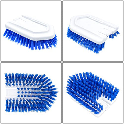 Lalafancy Cleaning Brush Head Tub and Tile Scrubber Stiff Bristles Brush Replacement Refill for Bathroom Bathtub Shower Cleaning Fit Lalafancy Scrub Brush - color: Blue, size: Stiff Bristles Brush