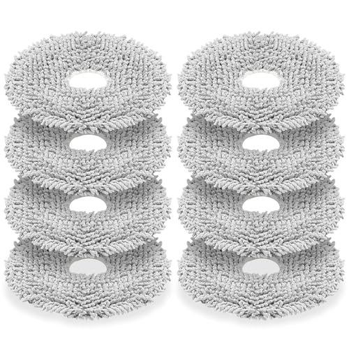 8 Pack Replacement Mop Pads Compatible with iRobot Roomba 505X Combo/415X Combo, Plus 405 Combo/505 Combo/507 Combo/4020 Combo Robot Vacuum Cleaners, Reusable & Washable Microfiber Mop Cloth Refill - size: 405 Combo Mop Pad