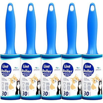 Mini Extra Sticky Lint Rollers for Travel - 150 Sheets Small Sized Portable Lint Removers for Pet Hair and Debris Pickup150, Travel Essentials - size: 150 Sheets Mini