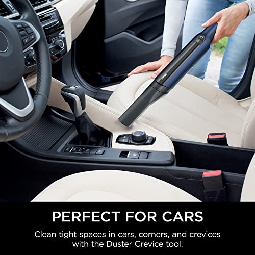 Shark WANDVAC Cordless Hand Vacuum, Ultra-Lightweight & Portable with Powerful Suction & Tools for Pets, Designed for Car & Home, Dark Blue, WV410BL - style: Wandvac - Dark Blue