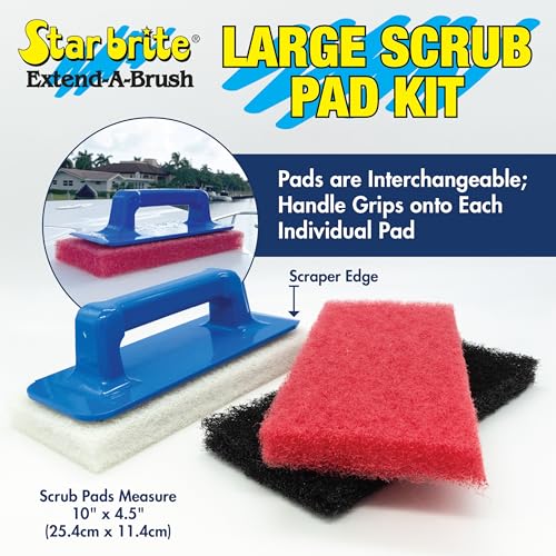 STAR BRITE Large Scrub Pad Kit (042023) - color: Large Scrub Pad Kit