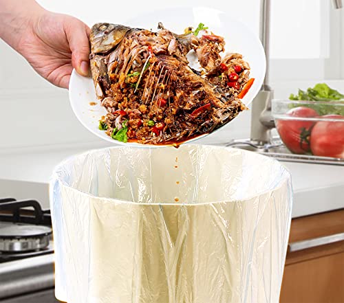 4 Gallon Bathroom Trash Bags,6 Rolls Small Trash Garbage Bags, Disposable Trash Bags for Office, Bathroom Wastebasket Waste Bin (120 Count, 4Gallon Multicolor) - color: 4Gallon Multicolor
