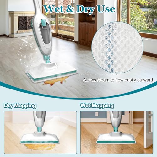 4Pack Steam Mop Pads Replacement for Black+Decker Steam Mop SM1600, SM1610, SM1620, HSM13E1, HSMC1300FX, HSMC1321, HSMC1361SG Cleaner Black and Decker Steam Mop Replacement Pads - color: Steam Mop Pads- 4Pack