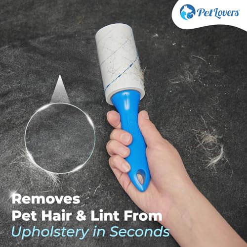 PetLovers Extra Sticky Lint Roller Value Set 270 Sheets for Pet Hair Removal and Clothes, Dog and Cat Lint Remover, 3 Pack - size: 3 Pack
