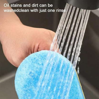 Cleaning Brush for Bathroom, Kitchen, Bathtub, Toilet, Multi-Surface Shower Cleaner & Toilet Brush Cleaner with Comfortable Handle(Blue) - color: Blue