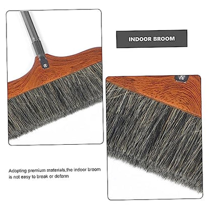 Long Handle Soft Broom Straw Dust Remover for Kitchen Hardwood Floor Cleaning