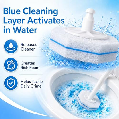 50 Pack Wand Refill for Clorox – Water-Activated Cleaning Liquid, Rich Foam, Fresh Scent, Sturdy & Non-Breakable, Disposable & Easy to Use - color: 50 Pack