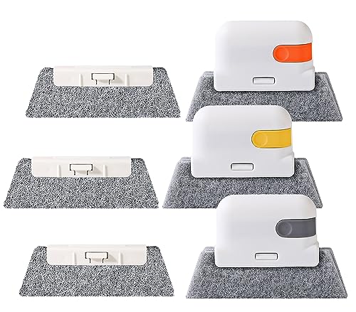 Window Groove Cleaning Brush,6Pack Window Door Track Cleaning Tool for Home,Magic Window Slot Groove Gap Cleaning Brush,Household Deep Cleaner Tool Kit for Track,Sill,Blinds