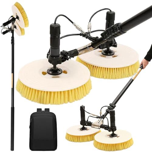 Solar Panel Cleaning Kit, Electric Solar Panel Brush, 11.5Ft-24.6Ft Water Fed Rod Kit, Window Washing Kit with Extension Rod, Special Roof Water Brush,Dual-Purpose-5.5M,Purpose-3.5M - color: Purpose, size: 3.5M