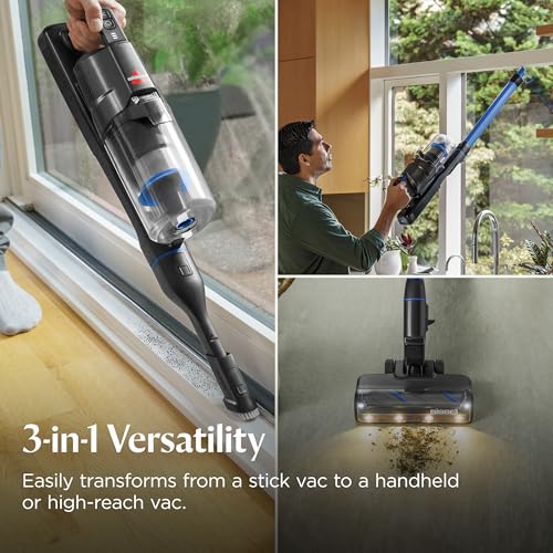 Bissell PowerClean FurFinder 200W Self-Standing Cordless Vacuum w/Tangle Free Brush Roll, Strong Suction, Removeable Battery, Wall Mount, Upholstery Tool & Bright Headlights - style: PowerClean FurFinder