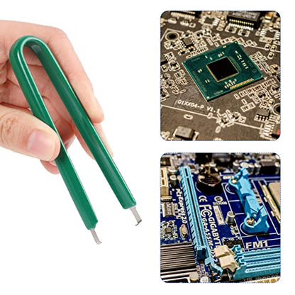 5 Pcs Keyboard Cleaning Tools - Switch Puller Set, Stainless Steel Keycap Remover Kit with Keycap Tweezers for Mechanical Keyboard