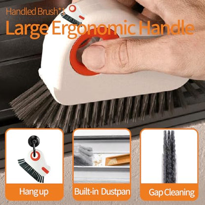 13PCS Window Sill Cleaner Tools - Deep Clean Crevice Cleaning Brush for Window/Door Tracks, Sill, Tile Lines, Kitchen Gunk, Bathroom Counters - size: 13Pcs